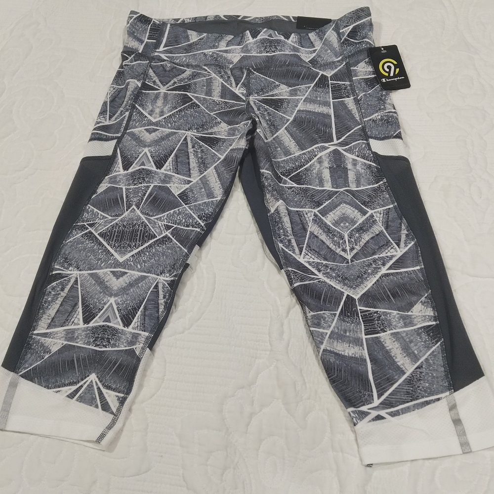 Champion grey and white leggings